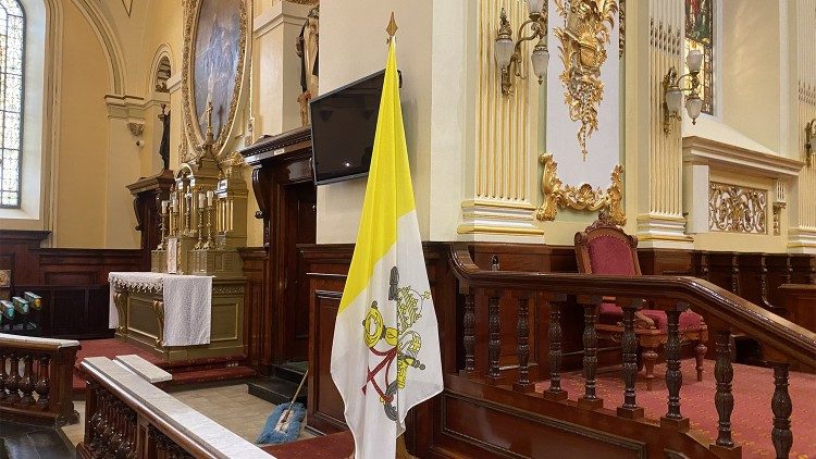 Interior of Quebec's Notre Dame Cathedral