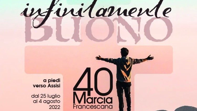 Il manifesto della Marcia nazionale francescana del 2022