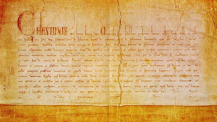 La bolla di Celestino V