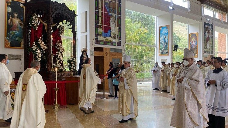 En honor del Cristo de La Grita celebran la Fiesta de la Transfiguración del Señor.     