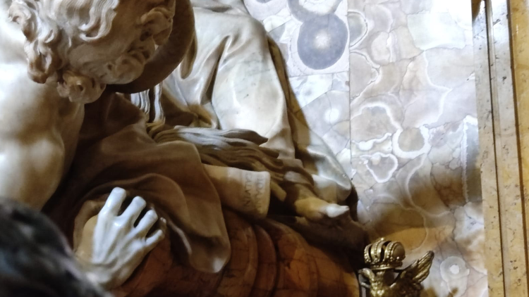 Calvin als Inschrift auf dem Buchrücken