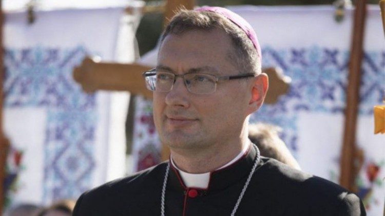 Il nunzio apostolico in Ucraina, monsignor Visvaldas Kulbokas