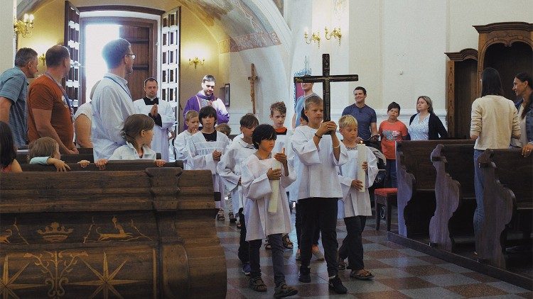 „Namų Bažnyčios“ rekolekcijos. (Roberto Dakševičiaus nuotrauka)