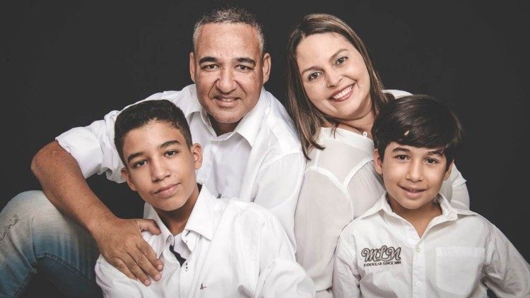 Arthur com a familia