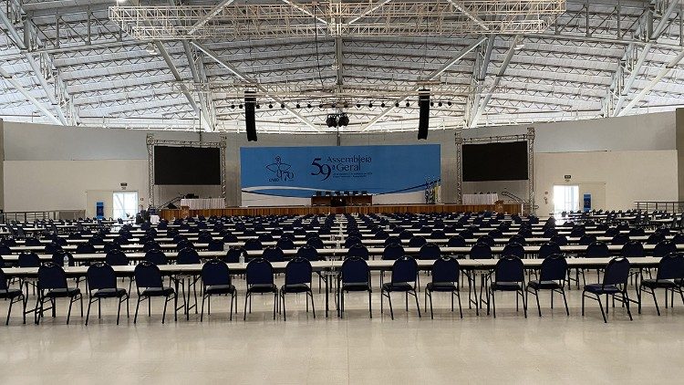 Interior do Centro de Eventos Padre Vitor Coelho de Almeida