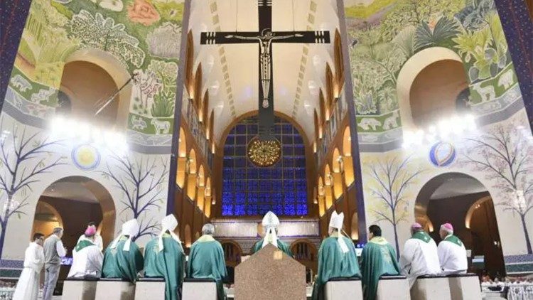 Celebração no Santuário Nacional