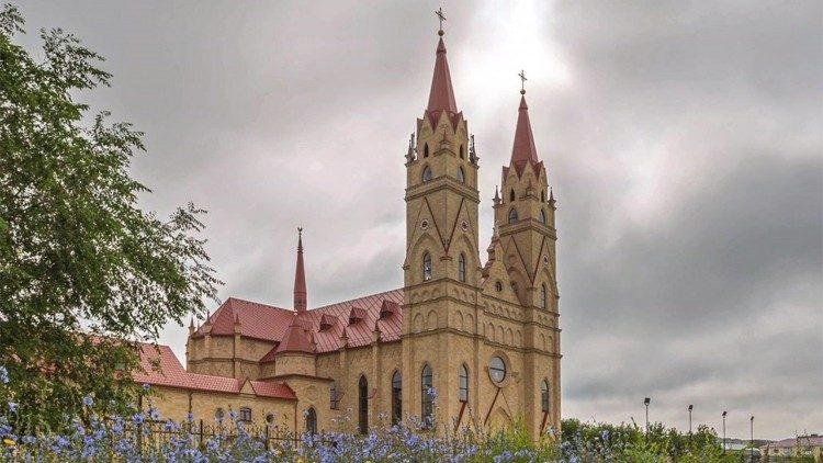 Die Kathedrale von Karaganda in Kasachstan