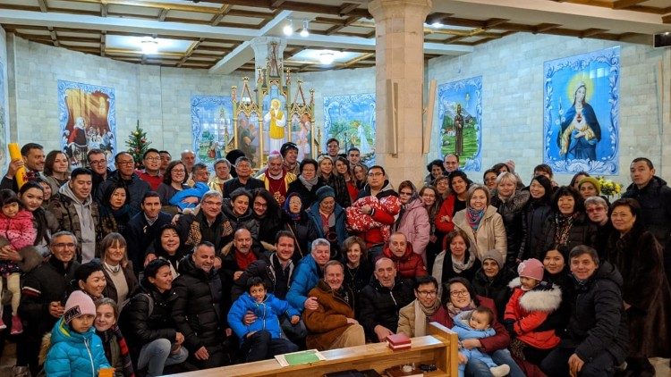 Battesimo di Valera a 66 anni