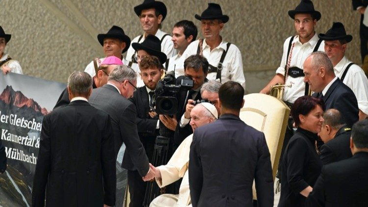 Bei der Papstaudienz
