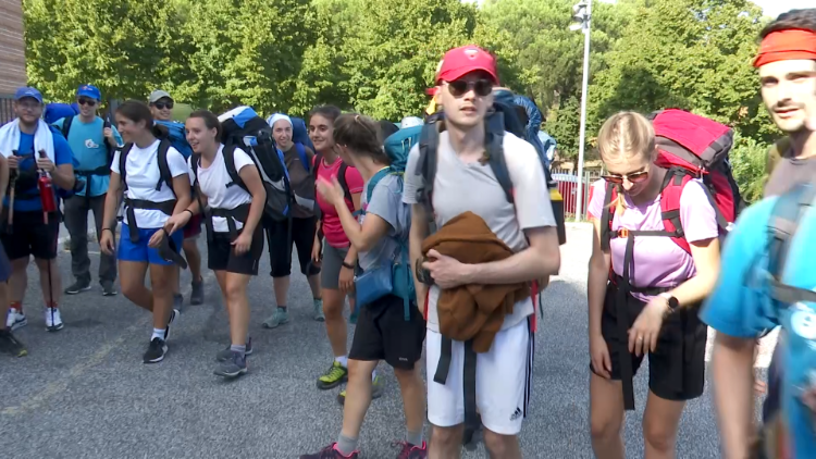 Giovani veneti in pellegrinaggio per la beatificazione Giovanni Paolo I