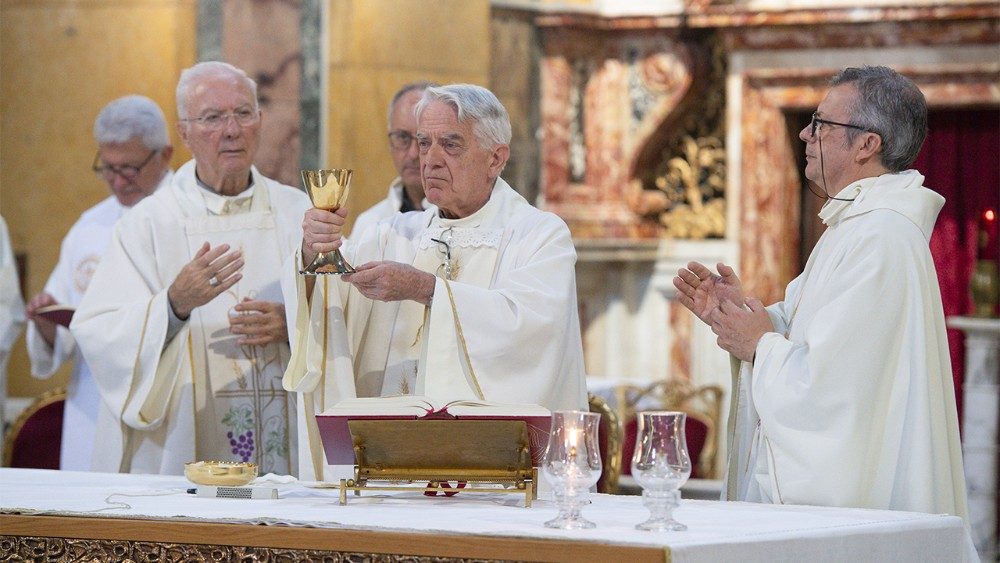 Padre Lombardi alla Messa