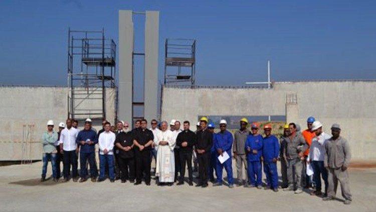 Obra da constru&ccedil;&atilde;o da Catedral