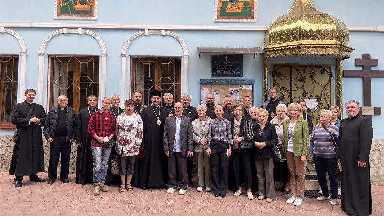 El Cardenal Konrad Krajewski en Odesa