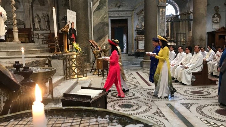 la processione delle offerte