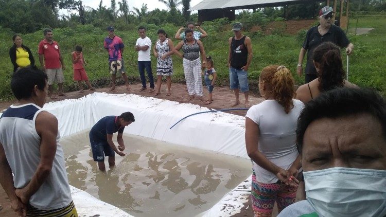 I laghetti artificiali per l’allevamento dei pesci