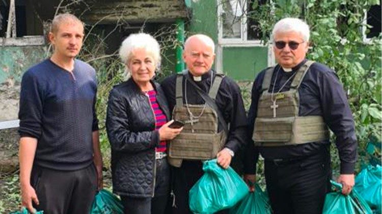 Krajewski con le comunità incontrate in Ucraina