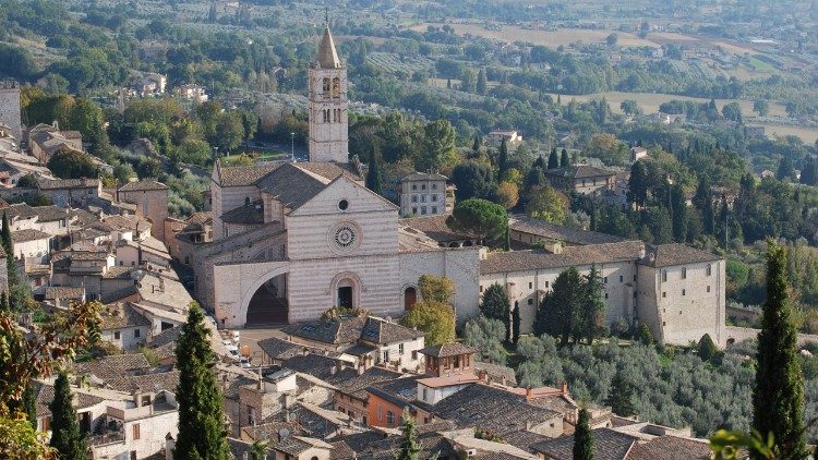 Assise, en Ombrie (Italie). 