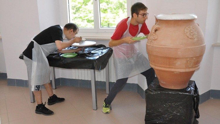 La colorazione della giara