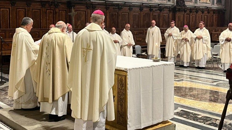 Visita ad Limina  - Missa na Basílica de São João de Latrão