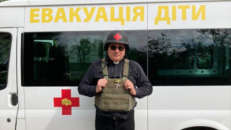  Кардынал Конрад Краеўскі падчас місіі ва Украіне