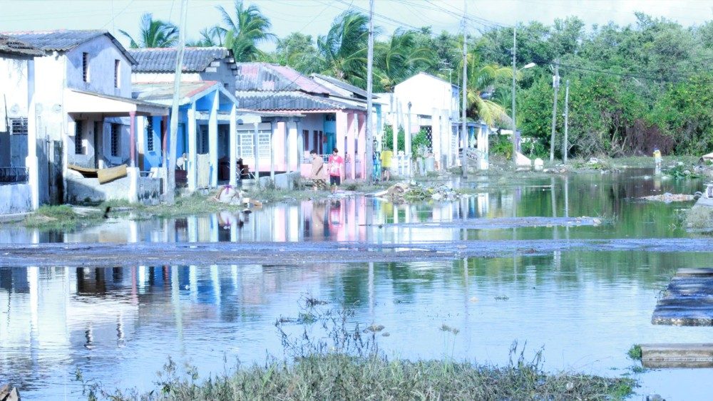 Calles de la localidad de Surgidero en La Habana. (Foto: Cáritas Cuba)