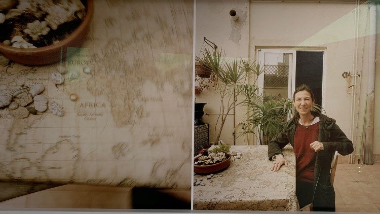 Uno dei dodici dittici realizzati dal fotografo Giovanni Chiaramonte