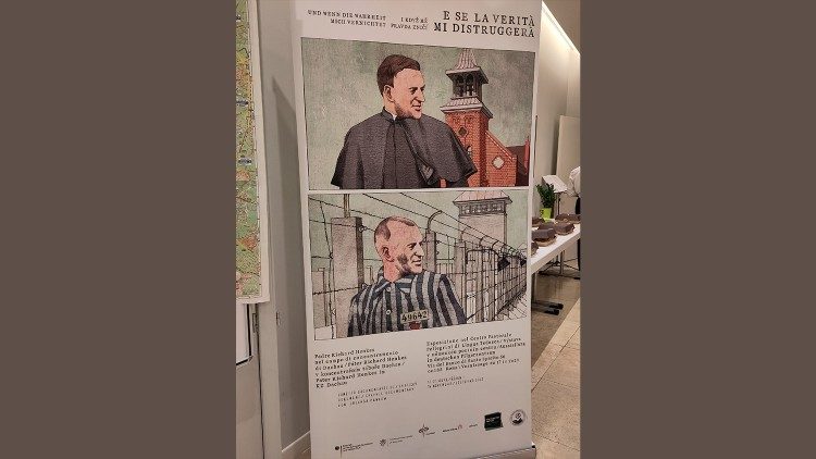 Ein Blick in die Ausstellung im Deutschen Pilgerzentrum in Rom