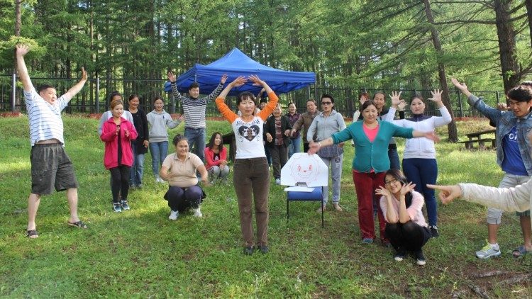 Bei einem missionarischen Event in der Mongolei im Oktober letzten Jahres