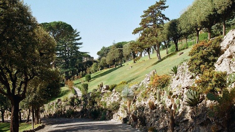 Unaweza kuhisi hali ya utulivu katika bustani za Vatican