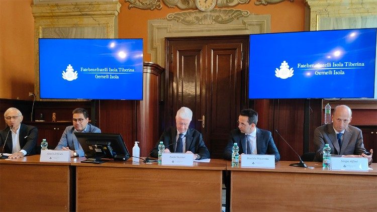 La conferenza di presentazione del nuovo "Fatebenefratelli Isola Tiberina - Gemelli Isola"