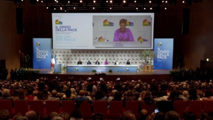 Inauguración del Encuentro internacional "El grito de la paz" organizado por la Comunidad de San'Egidio en Roma