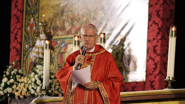 El cardenal Leonardo Steiner en la misa de Beatificación de la mártir Benigna Cardoso da Silva (Foto: diócesis de Crato)
