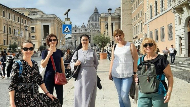 Українські паломники з Франкфурта в Римі