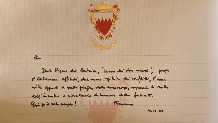 La firma del Libro d'Onore