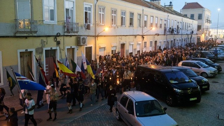 Símbolos JMJ na Diocese de Setúbal (Foto: Ricardo Perna)