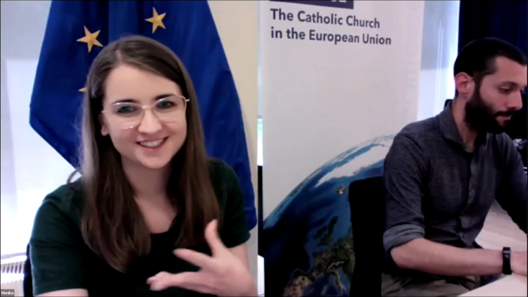 Monika Czajka fala sobre o projeto On-Eko durante o 'Dia de Reflexão Laudato si'