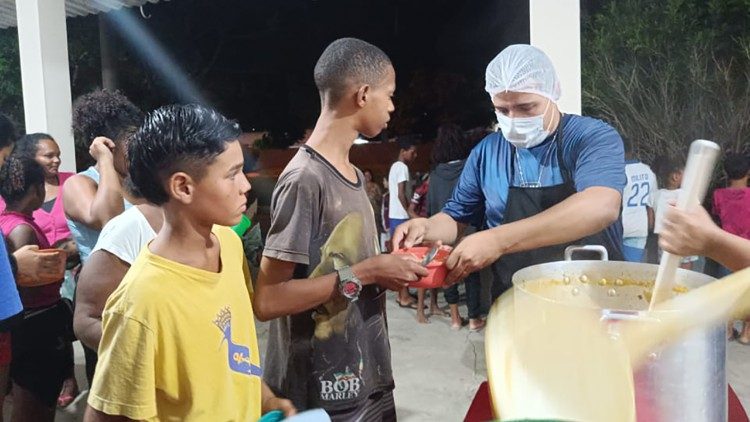 Distribuição do sopão