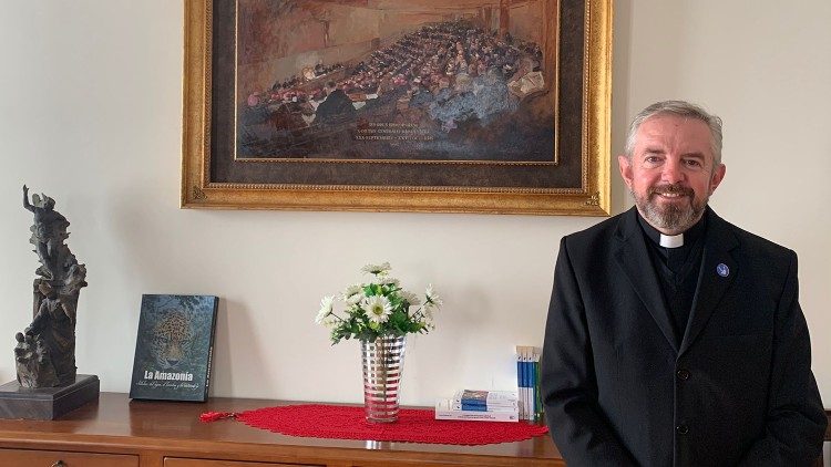 Padre Pedro Brassesco, secretário geral adjunto do Conselho Episcopal da América Latina e Caribe (Celam)