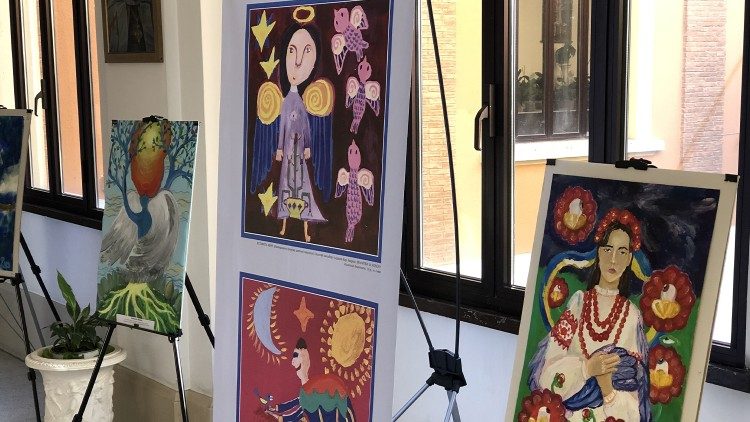 Alcune delle opere in mostra