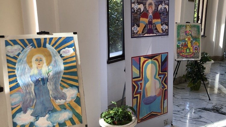 Alcune opere dei bambini e ragazzi ucraini