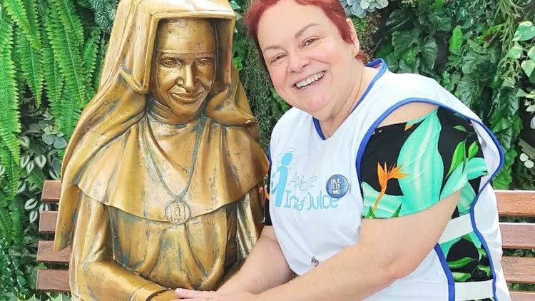 Carmen Lopes no Santuário Santa Dulce