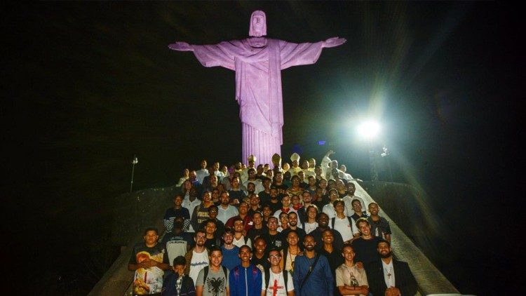 Celebração no Cristo Redentor