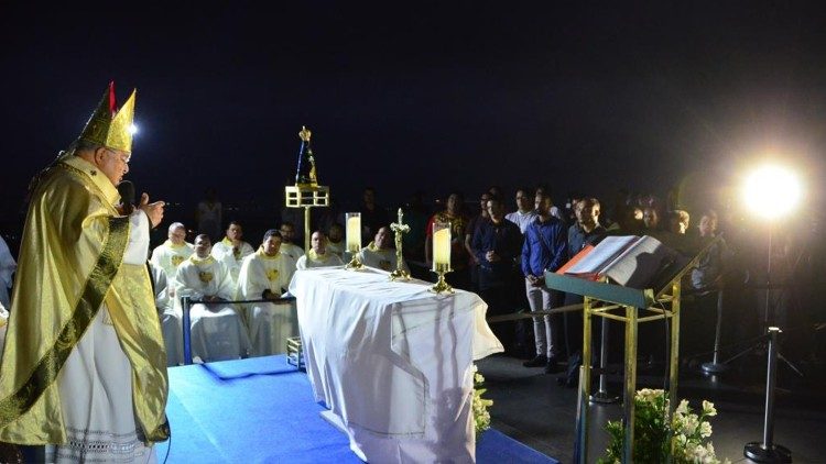 Celebração no Cristo Redentor