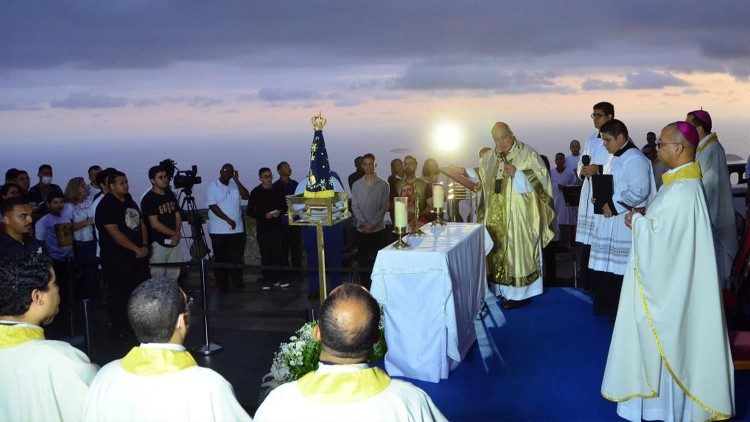 Celebração no Cristo Redentor