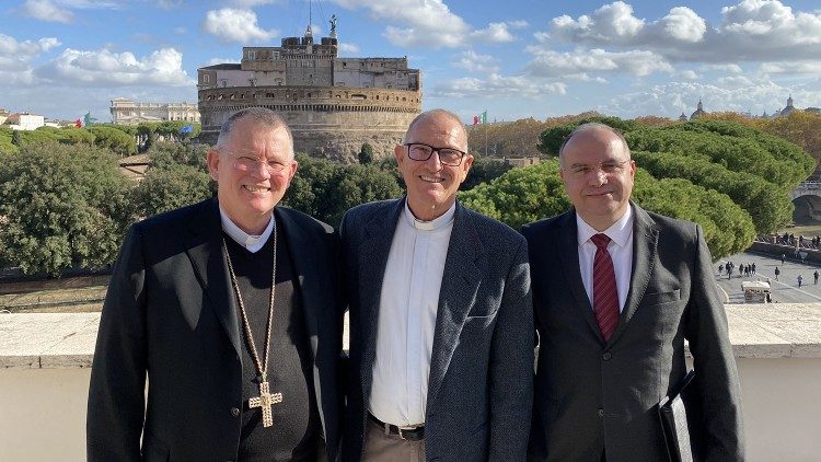 Dom Jaime Spengler, mons. Jamil e José Bezerra Luna