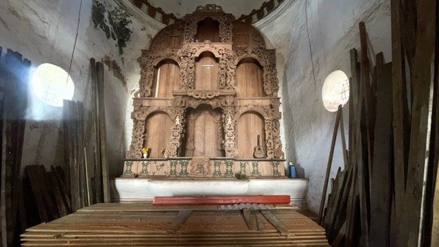 Interior of the church
