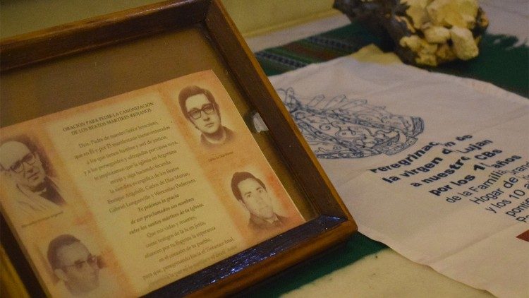 El 27 de abril de 2019, por disposición del Papa Francisco, fueron beatificados Monseñor Angelelli y los sacerdotes Carlos de Dios Murias y Gabriel Longeville, y el campesino militante católico Wenceslao Pedernera, colaboradores del obispo y asesinados, según lo sostiene la Iglesia, por su adhesión a la fe cristiana. Todos ellos desarrollaron su acción pastoral atenta a la promoción de los estratos más débiles, a la defensa de su dignidad y a la formación de las conciencias, para intentar ofrecer soluciones a los múltiples problemas sociales", dice el mensaje firmado en La Rioja.