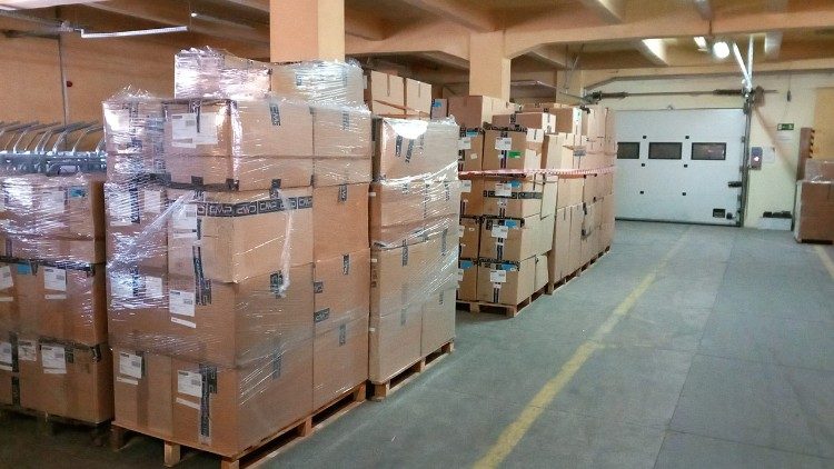 Pomoc, którą kard. Konrad Krajewski przewoził w grudniu na Ukrainę