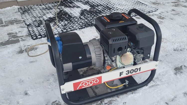 I generatori elettrici in dono alla popolazione ucraina