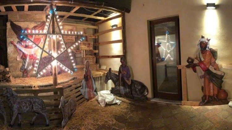 Il presepe a grandezza naturale allestito a Palermo dal Centro Padre Nostro di don Pino Puglisi